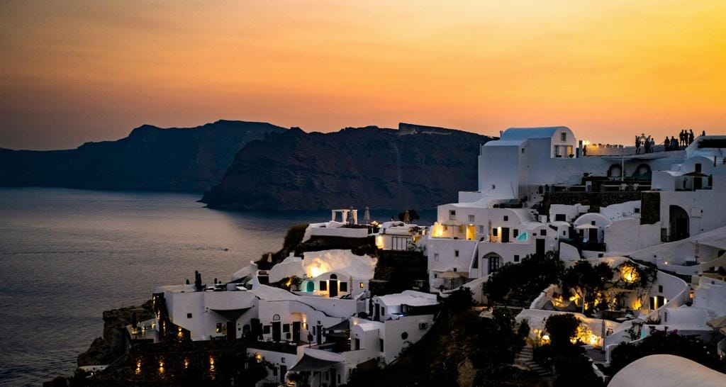 Greece in October: 17 Unmissable Things To Do 7 susnet santorini