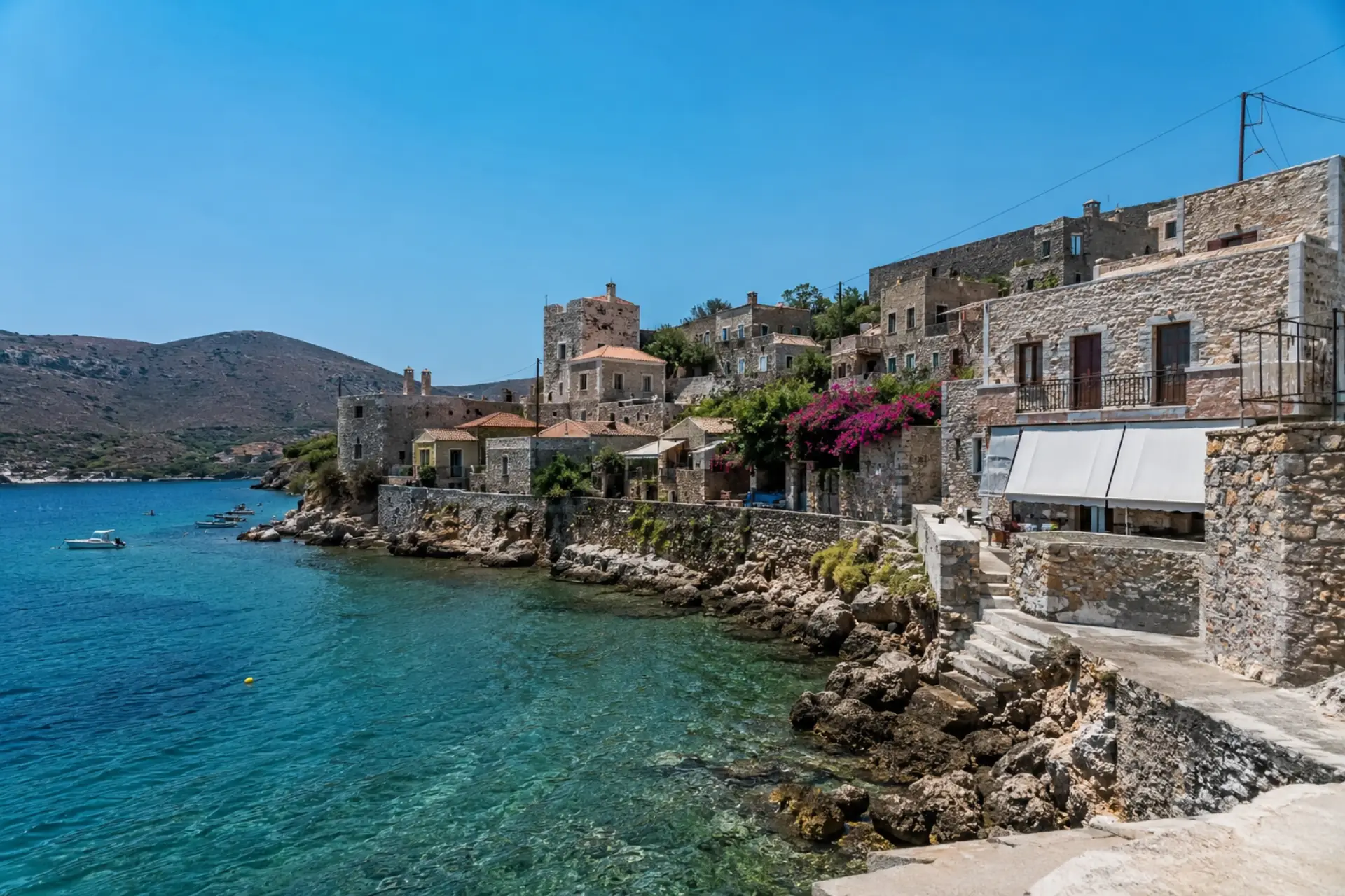 Why More Travellers Are Choosing Mainland Greece Over the Islands 3 a view of the coastal side of Mani penisula
