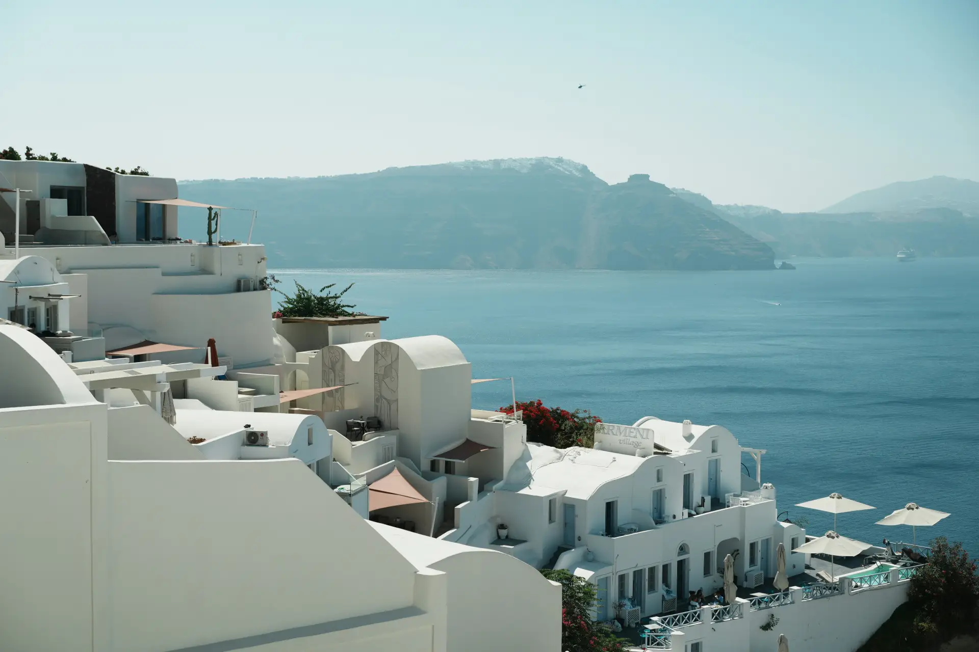 view of the caldera Santorini